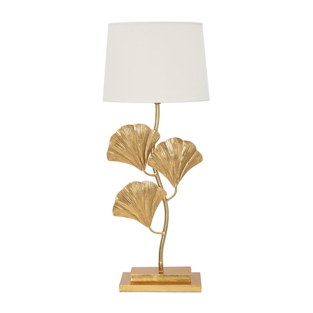 Asztali lámpa, ginkgo biloba vázzal, arany - GINGKOLIGHT - Butopêa